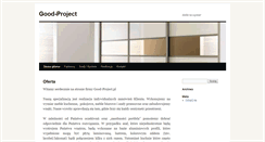 Desktop Screenshot of good-project.pl
