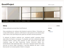 Tablet Screenshot of good-project.pl